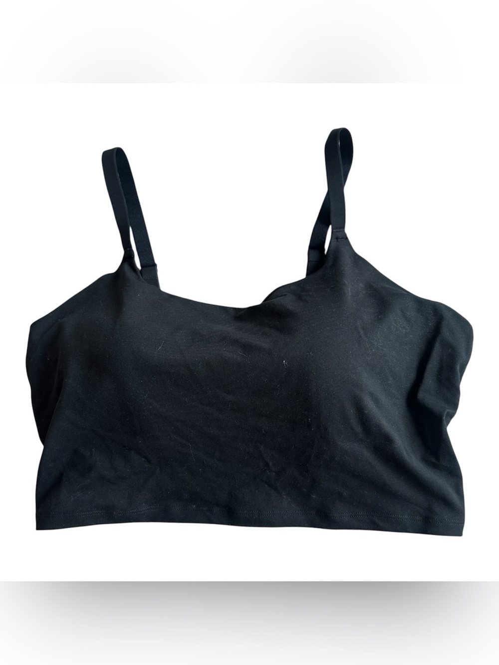 Audén Black Longline Padded Sports Bra Bralette XL Activewear Lounge
